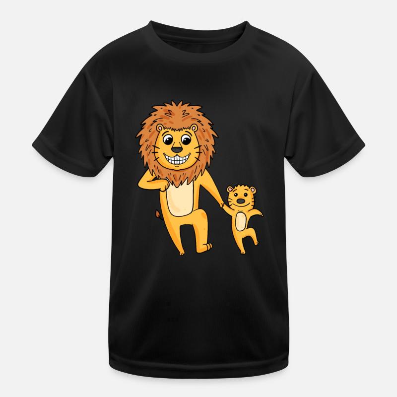 Lion avec enfant T-shirt sport Enfant