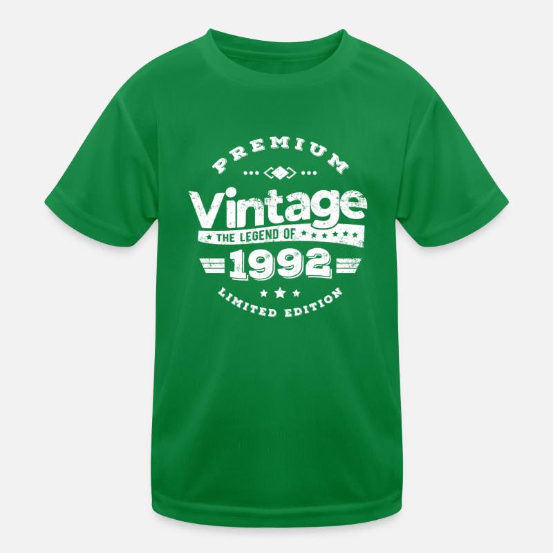 VINTAGE 1992 Kinder Funktions-T-Shirt