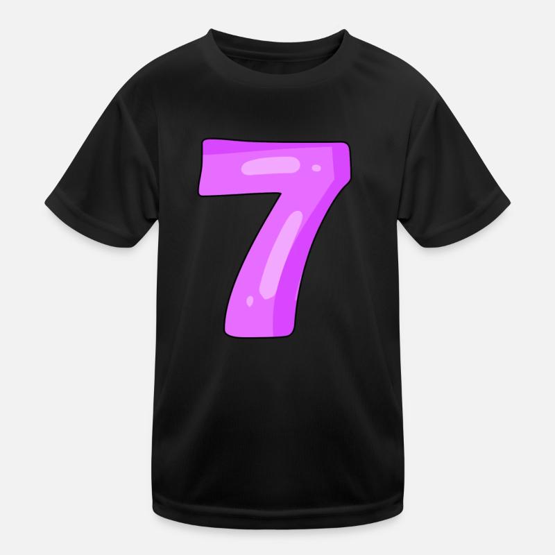 7 violet T-shirt sport Enfant