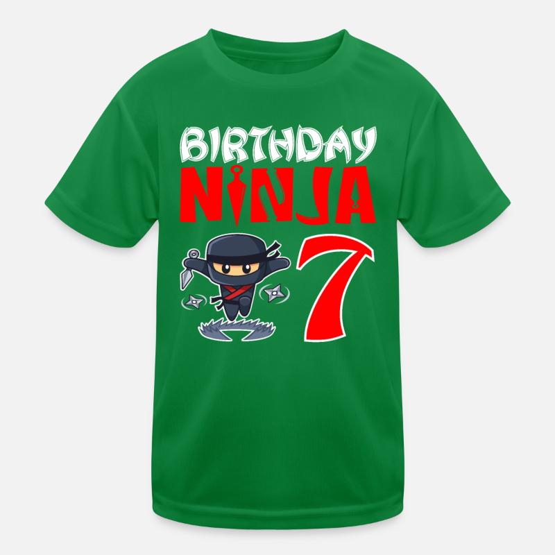 Birthday Ninja Pour les petits ninjas pour les 7 ans T-shirt sport Enfant