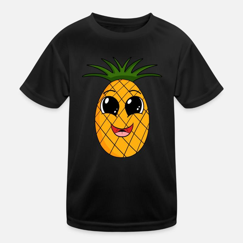 Ananas Kinder Funktions-T-Shirt