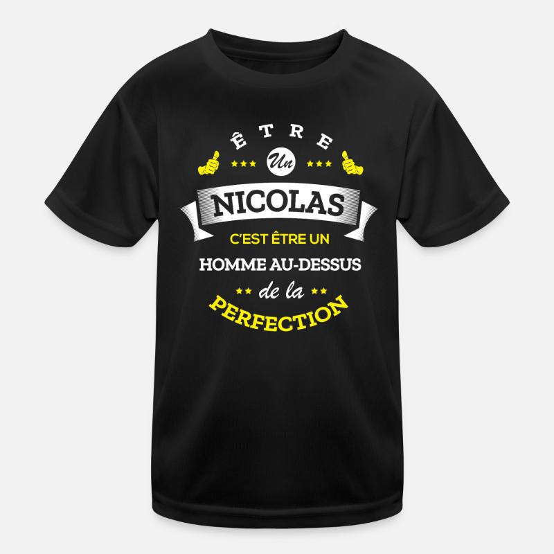 NICOLAS PARFAIT - NOM NICOLAS T-shirt sport Enfant