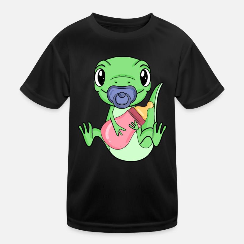 Baby Eidechse Kinder Funktions-T-Shirt