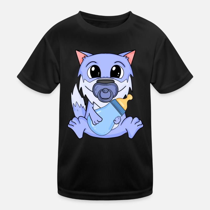 Baby Wolf Kinder Funktions-T-Shirt