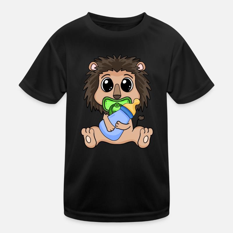 Baby Löwe Kinder Funktions-T-Shirt