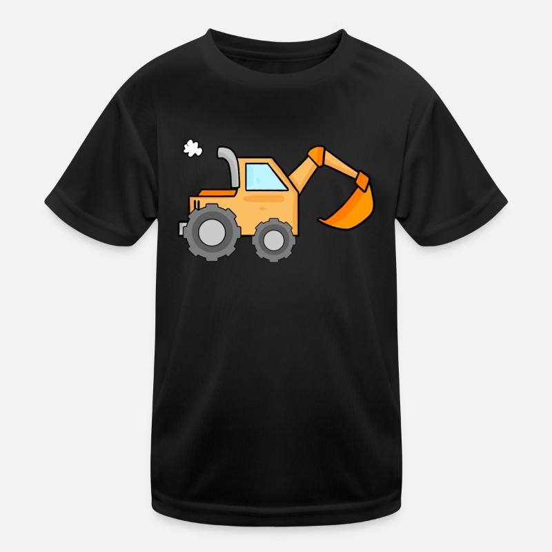 Excavators for children Kids Functional T-Shirt