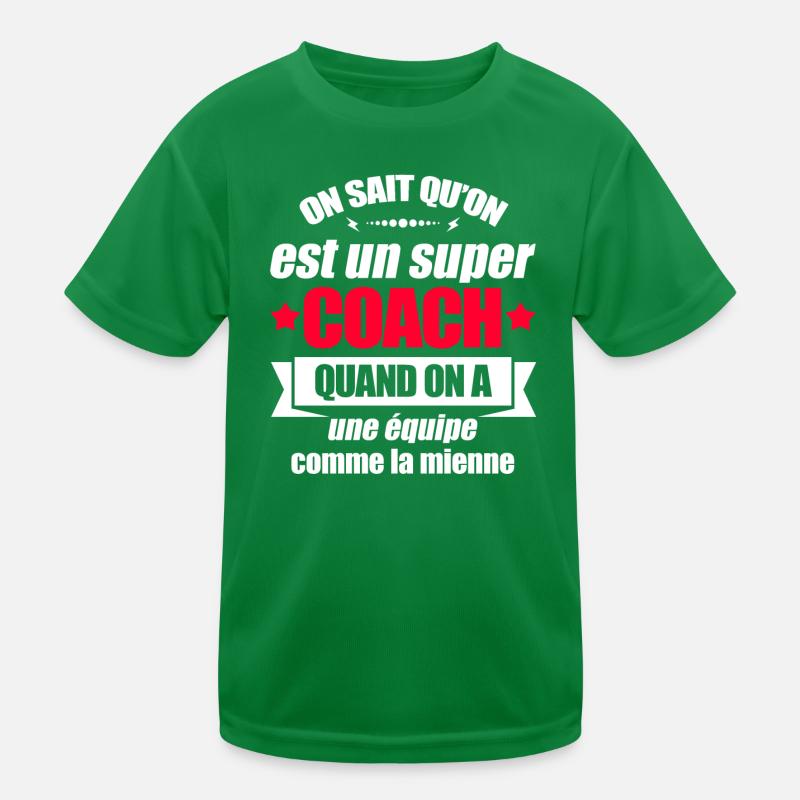SUPER COACH D'UNE ÉQUIPE FORMIDABLE T-shirt sport Enfant