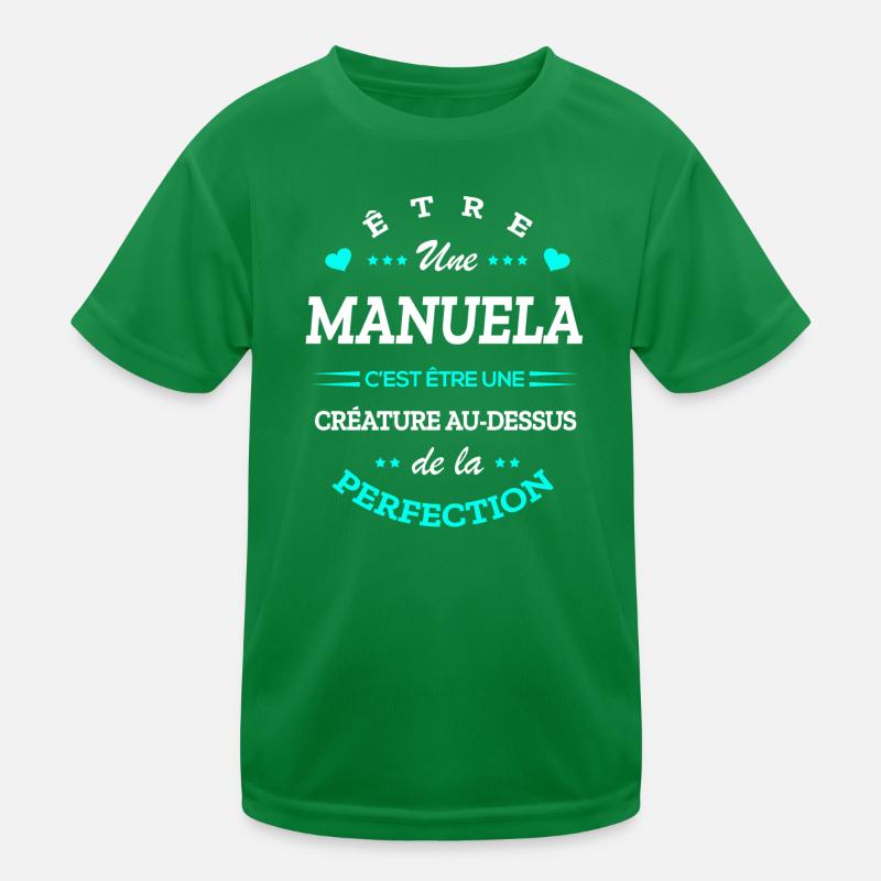 MANUELA PARFAITE - NOM MANUELA T-shirt sport Enfant