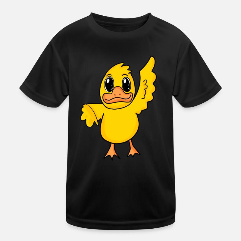 Duck - Kids Functional T-Shirt - black
