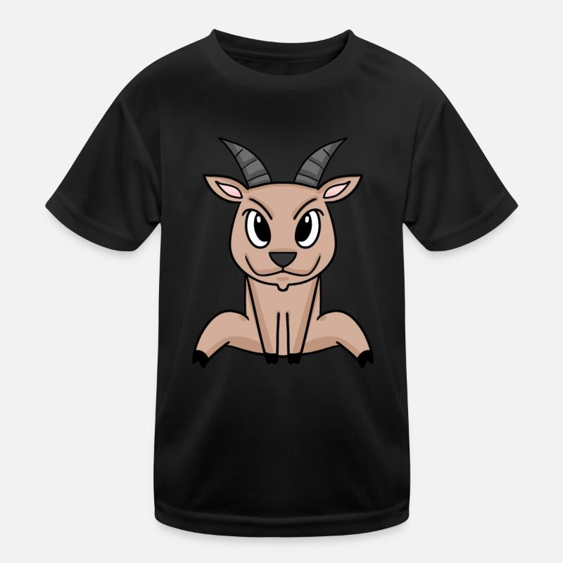 Bouc de chèvre T-shirt sport Enfant