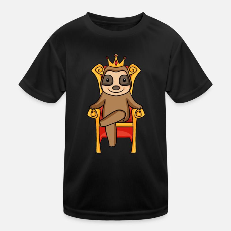 Faultier Kinder Funktions-T-Shirt