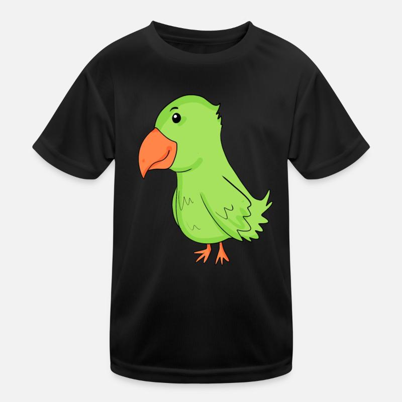 Papagei Kinder Funktions-T-Shirt