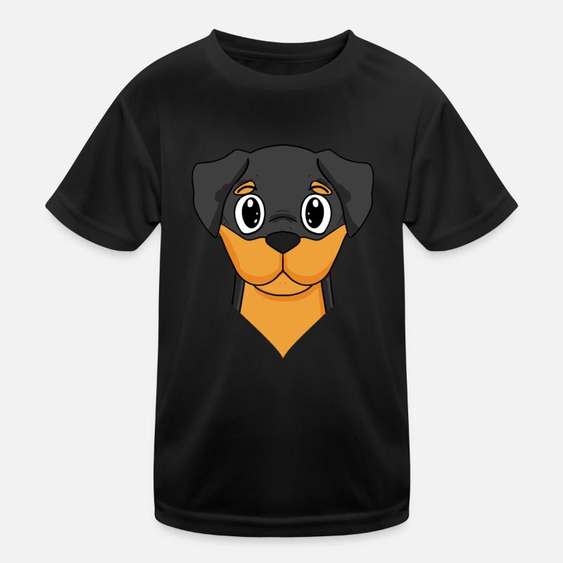 Race de chien Rottweiler T-shirt sport Enfant