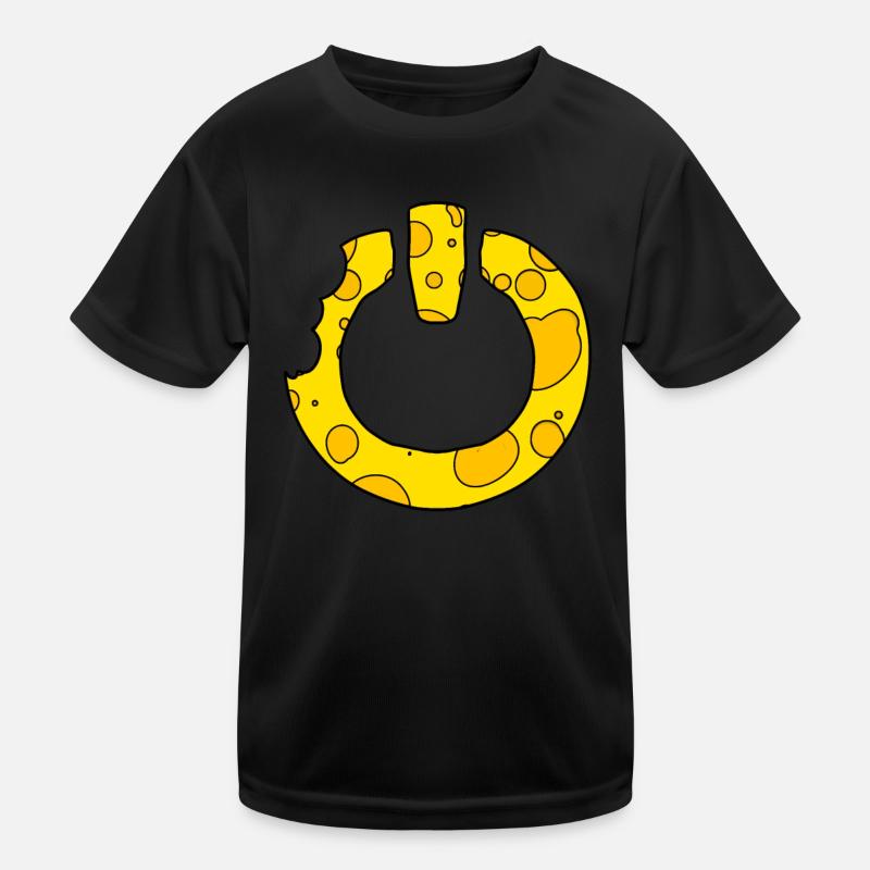 Cheese Power on Switch Kids Functional T-Shirt
