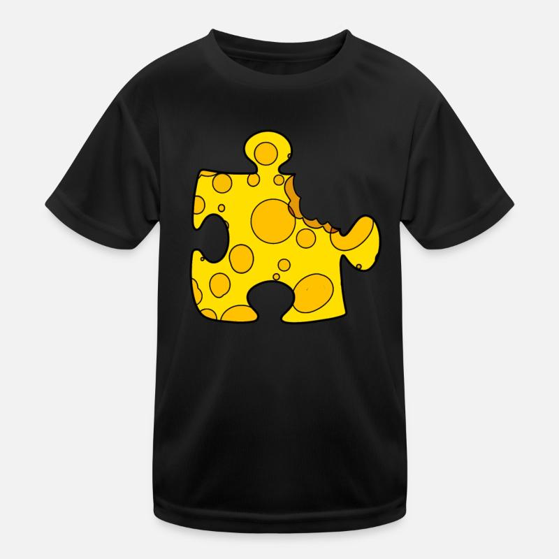 Käse Puzzle Kinder Funktions-T-Shirt