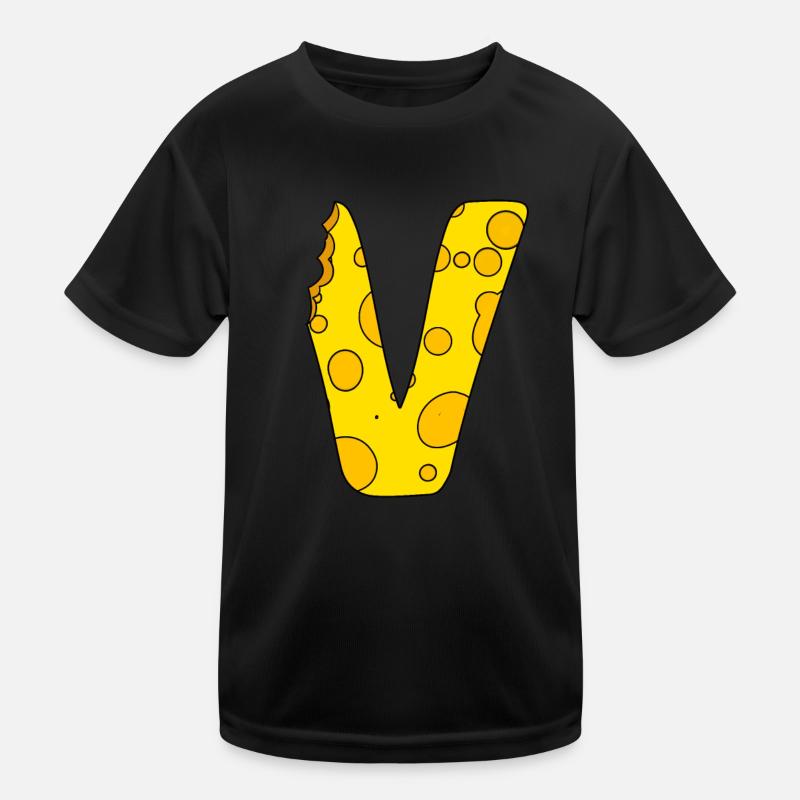 Lettre V T-shirt sport Enfant