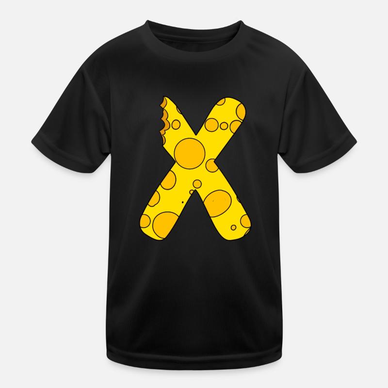 Buchstabe X Kinder Funktions-T-Shirt