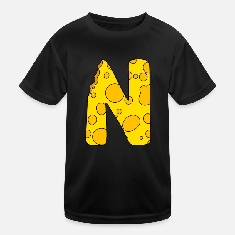 Lettre N T-shirt sport Enfant