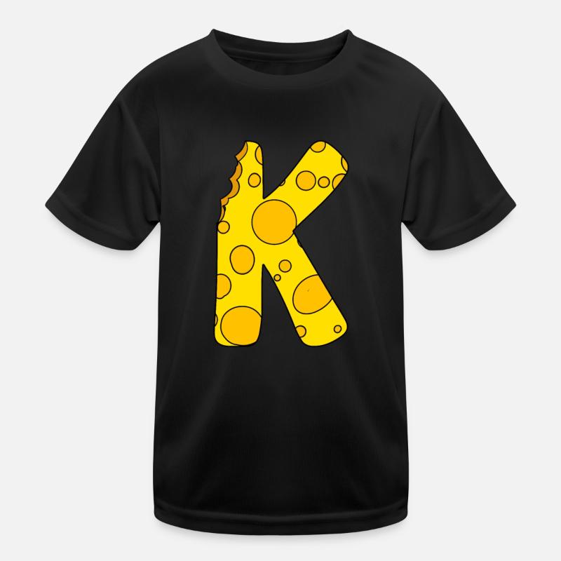 Buchstabe K Kinder Funktions-T-Shirt