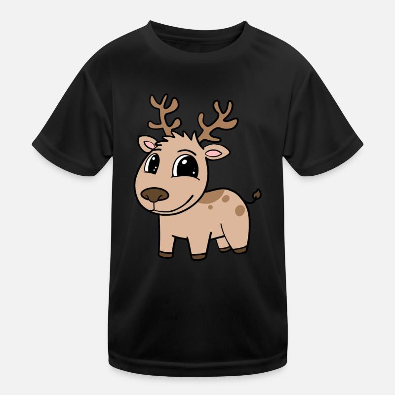 Roe deer Kids Functional T-Shirt