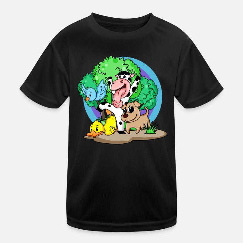 Animaux mignons T-shirt sport Enfant