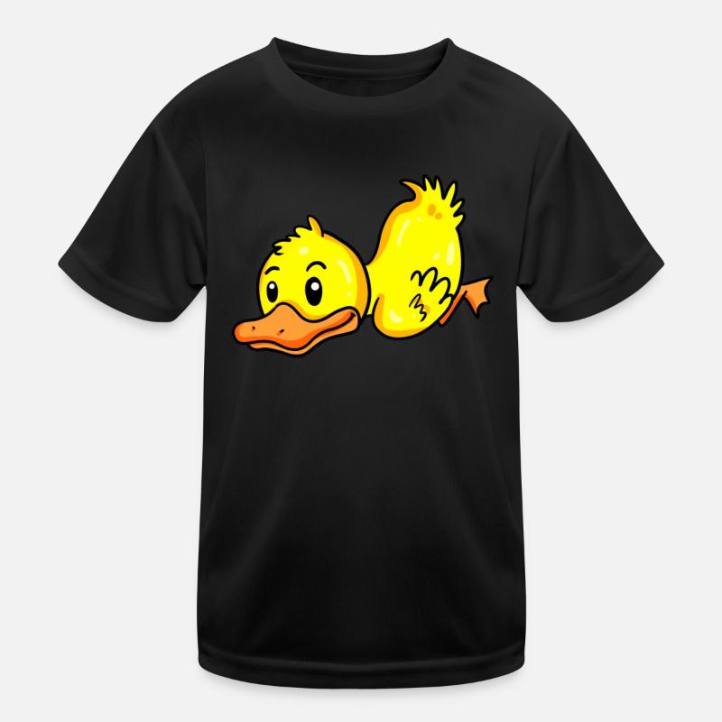 Ente Kinder Funktions-T-Shirt