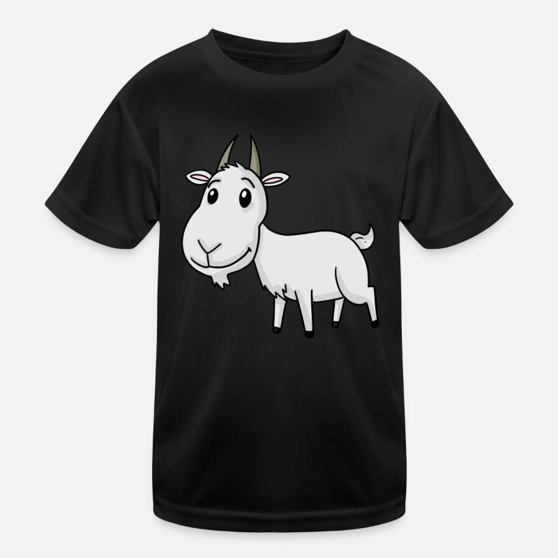 Ziege Niedlich Kinder Funktions-T-Shirt