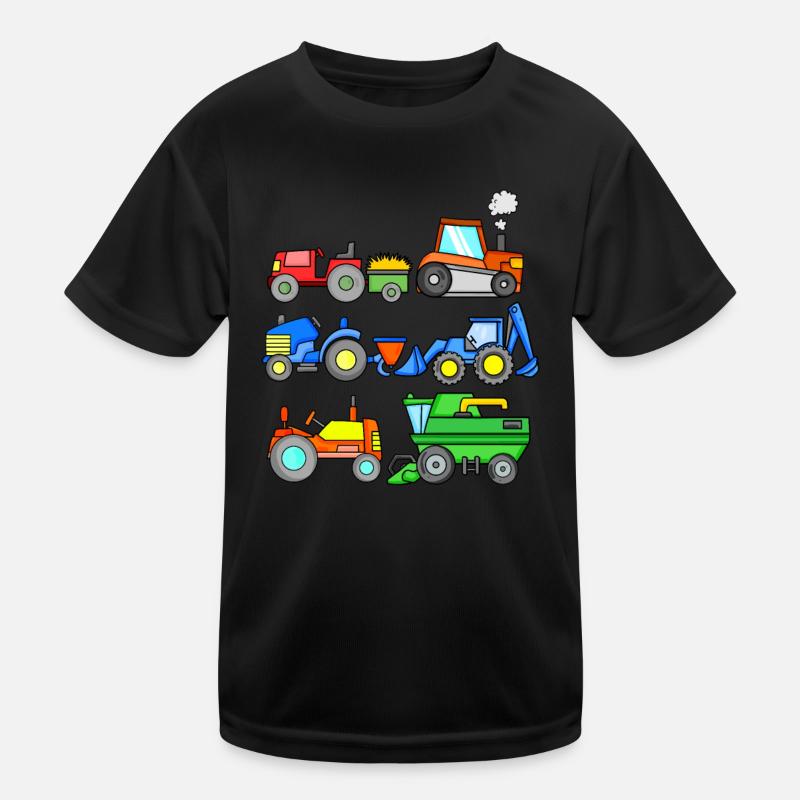 Véhicules de chantier T-shirt sport Enfant