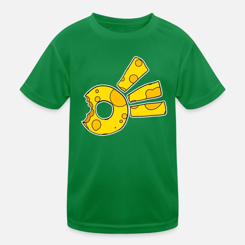 Cheese Comet Symbol Kids Functional T-Shirt