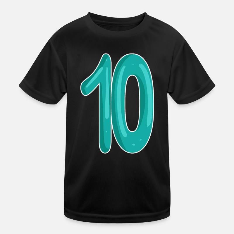 Dix numéros 10 T-shirt sport Enfant