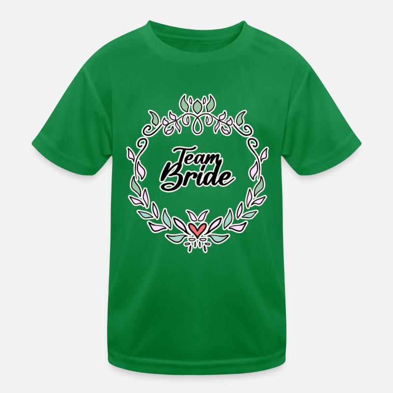 Team Bride Kids Functional T-Shirt