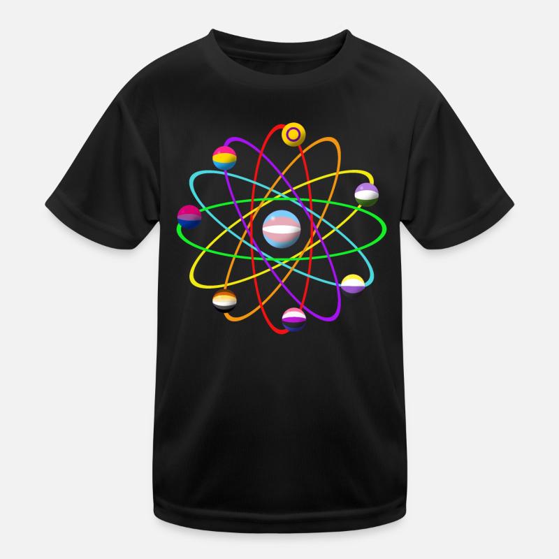 LGTBIQ+ Atom Kinder Funktions-T-Shirt