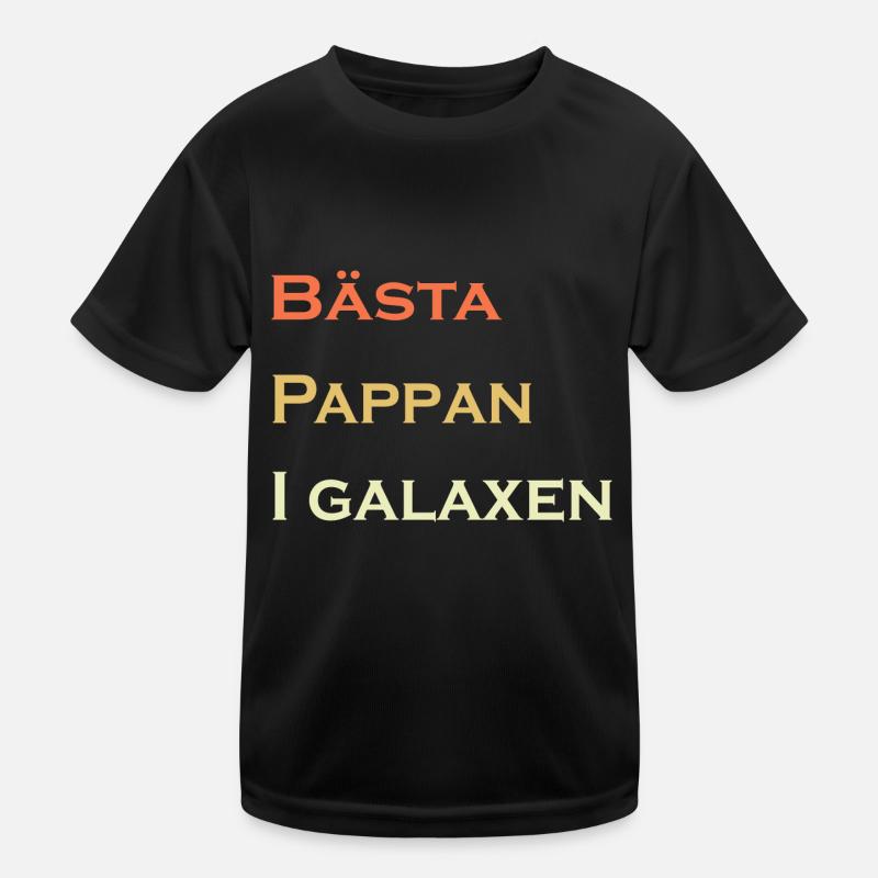 Bester Vater in der Galaxie Kinder Funktions-T-Shirt
