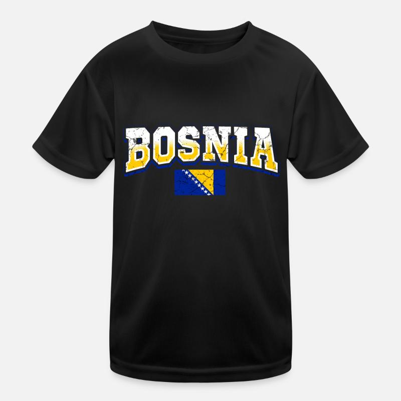 Fan de Bosnie T-shirt sport Enfant