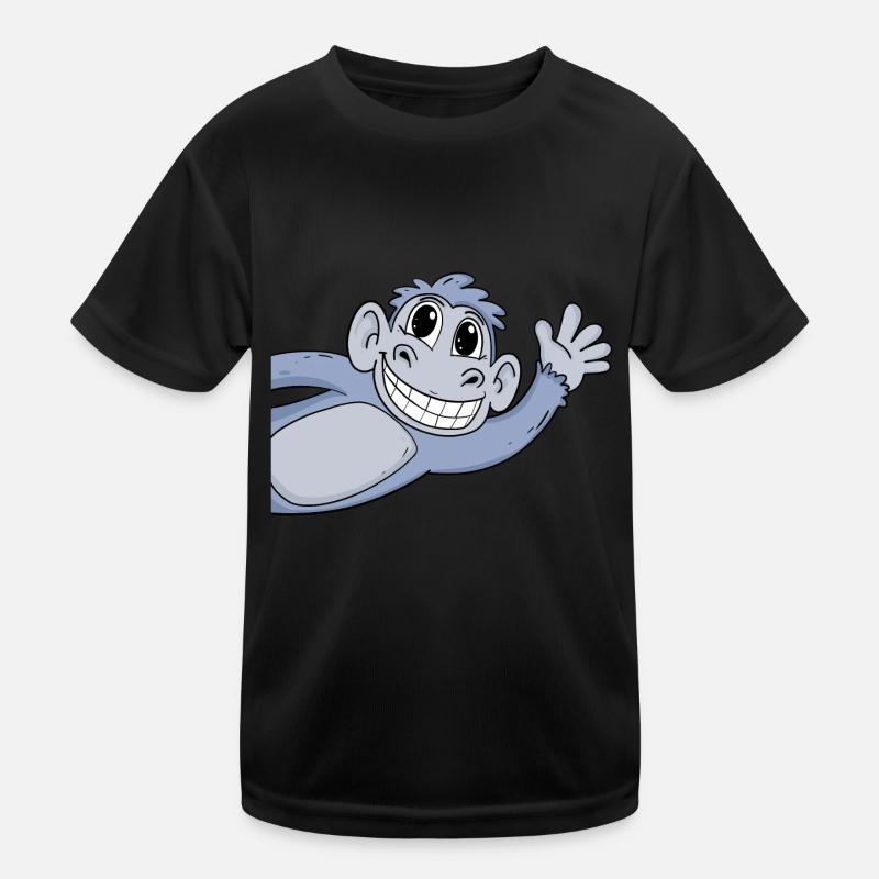 Monkey Greeting Greeting Kids Functional T-Shirt