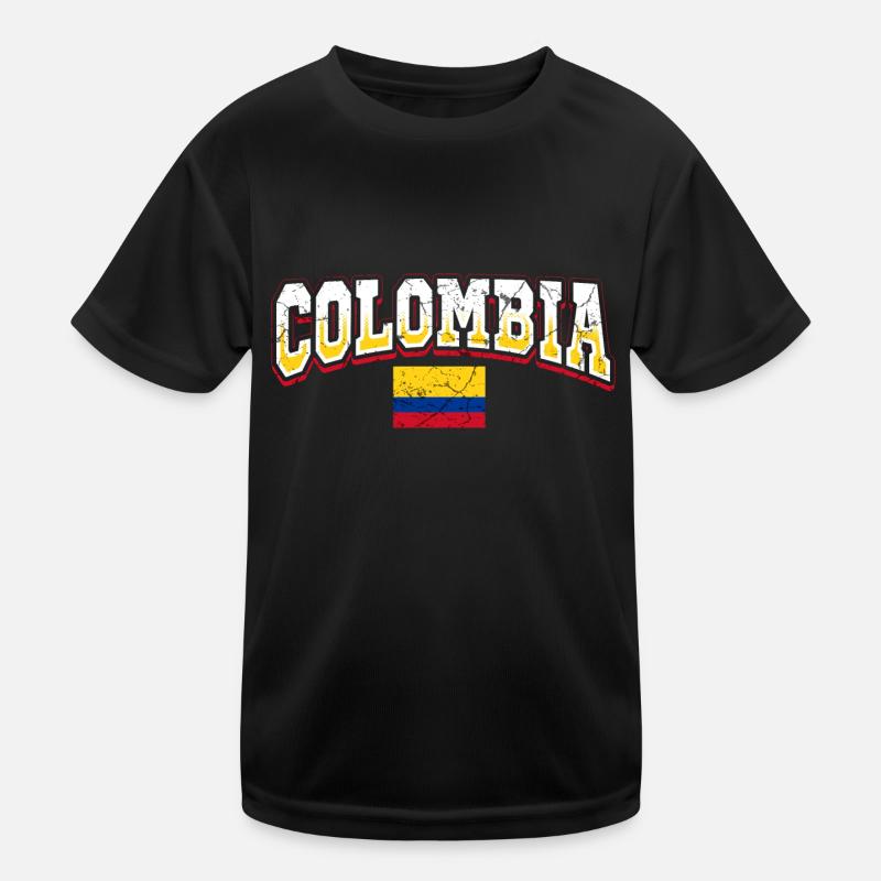 Kolumbien Kinder Funktions-T-Shirt
