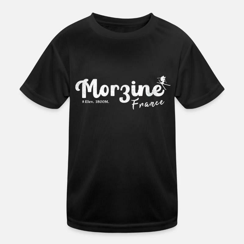 Morzine Frankreich Berg Kinder Funktions-T-Shirt