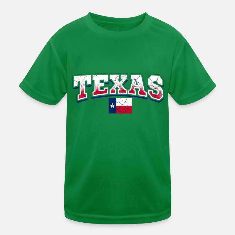 Texas Kinder Funktions-T-Shirt