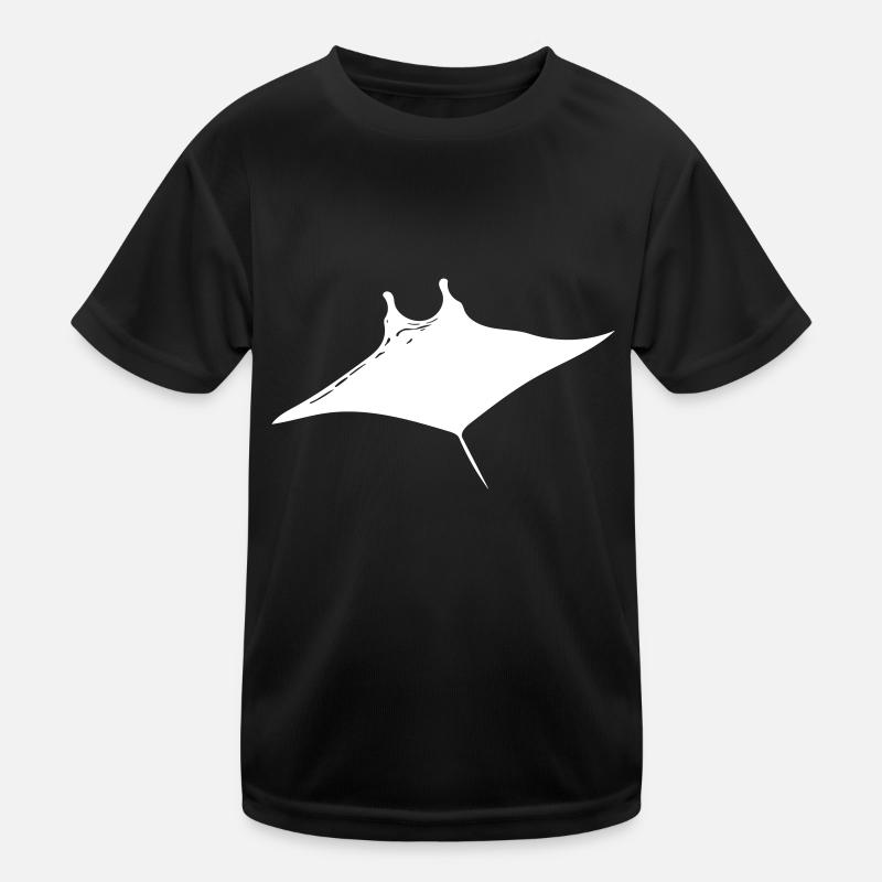Style vectoriel des raies manta T-shirt sport Enfant
