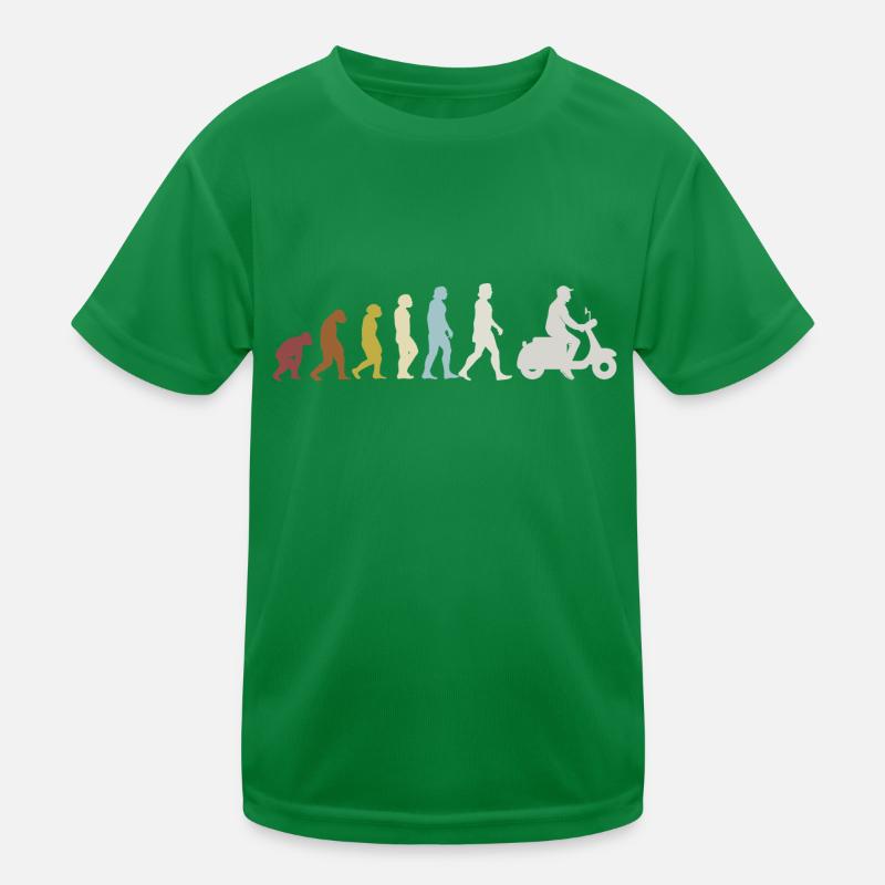 Cyclomoteur Cyclomoteur Evolution Cyclomoteur Rider Scooter T-shirt sport Enfant