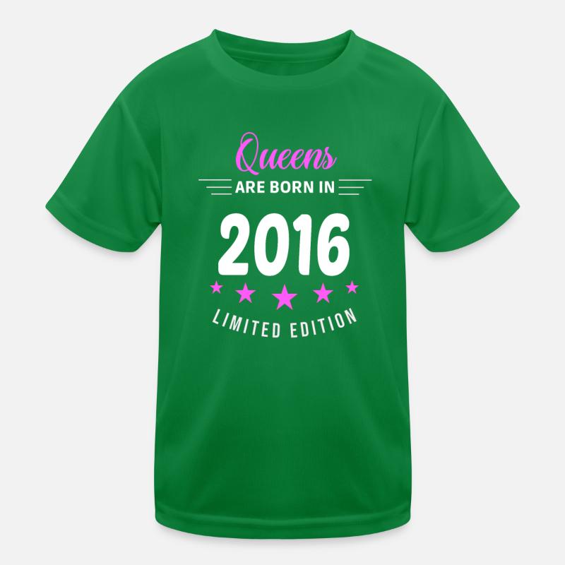 QUEENS WERDEN 2016 GEBOREN Kinder Funktions-T-Shirt