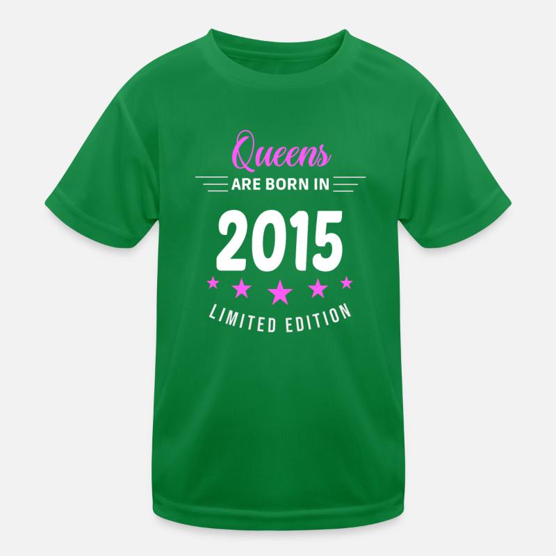 QUEENS WERDEN 2015 GEBOREN Kinder Funktions-T-Shirt