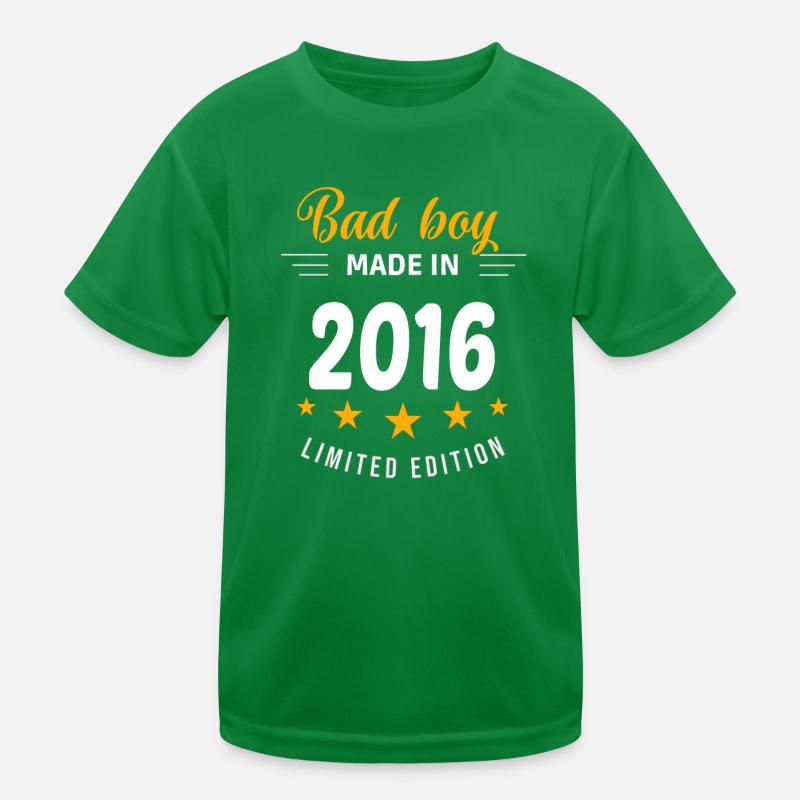 Bad boy fabriqué en 2016 T-shirt sport Enfant