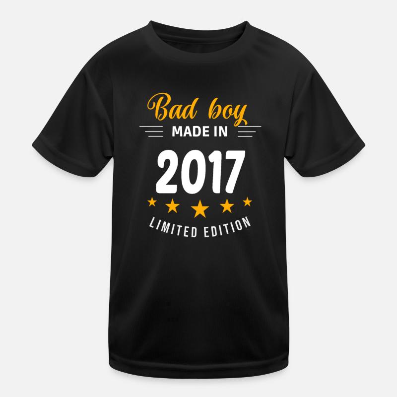 Bad boy made in 2017 Kids Functional T-Shirt