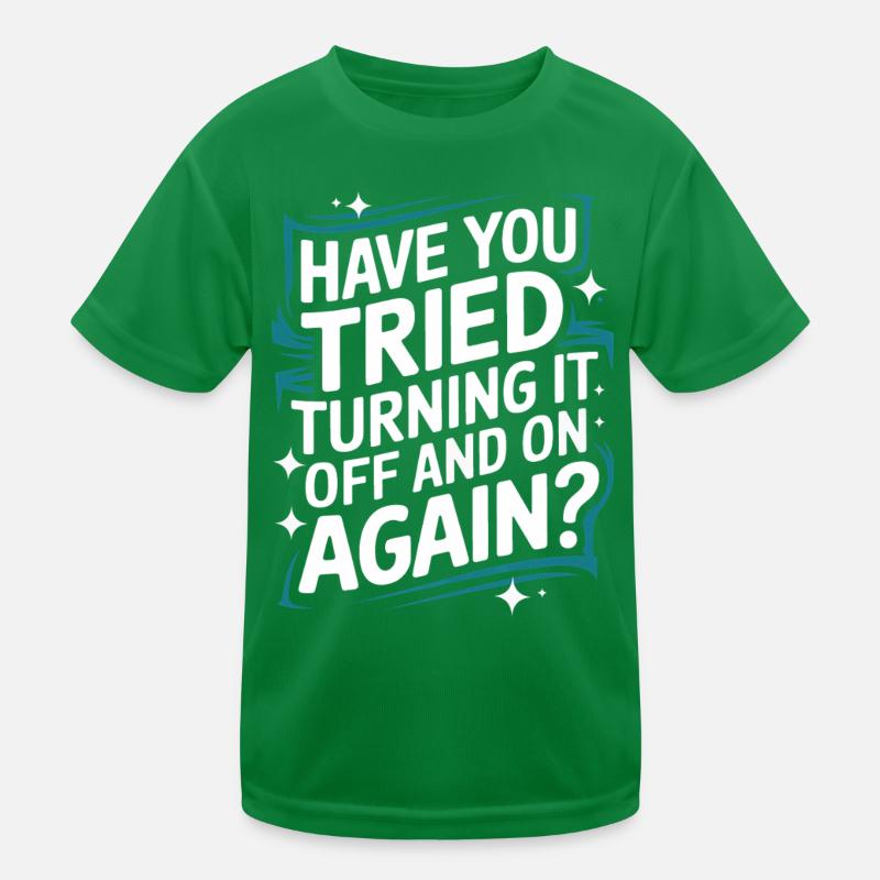 Support technique Informatique T-shirt sport Enfant