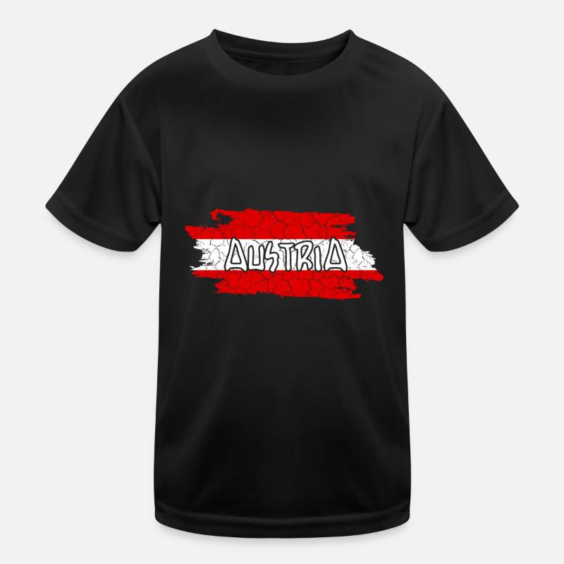 Austria Retro Look Kinder Funktions-T-Shirt