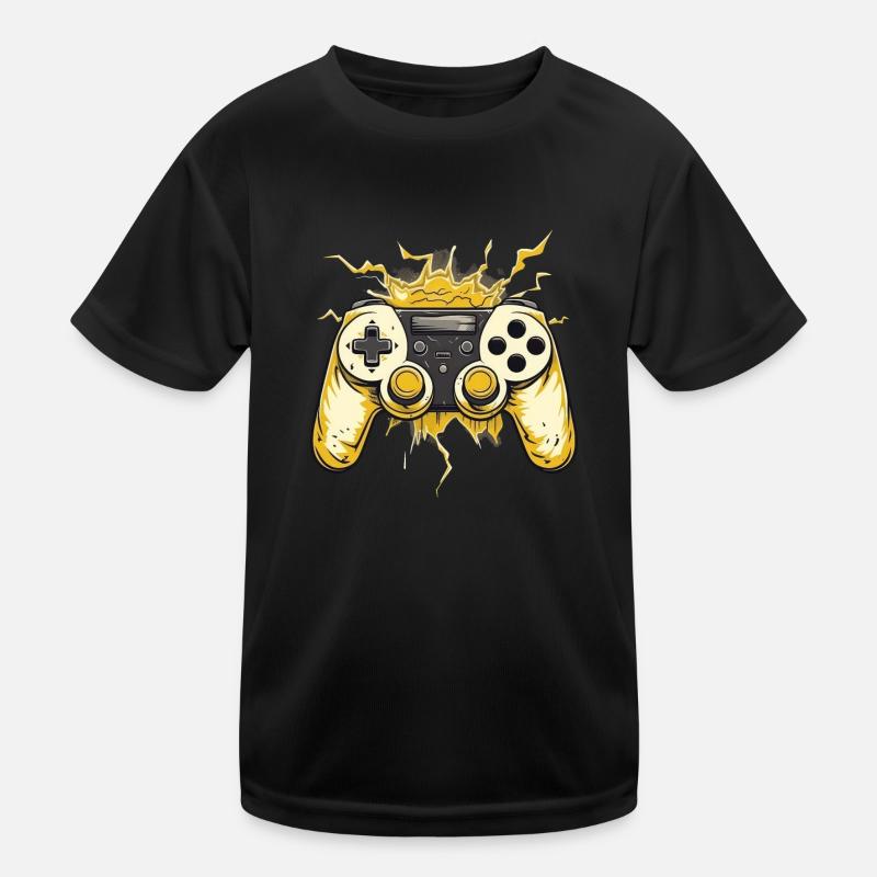 Gaming Controller Kinder Funktions-T-Shirt