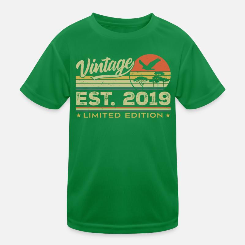 Vintage 2019 Fantastisch seit 2019 Geschenk 2019 Retro Kinder Funktions-T-Shirt