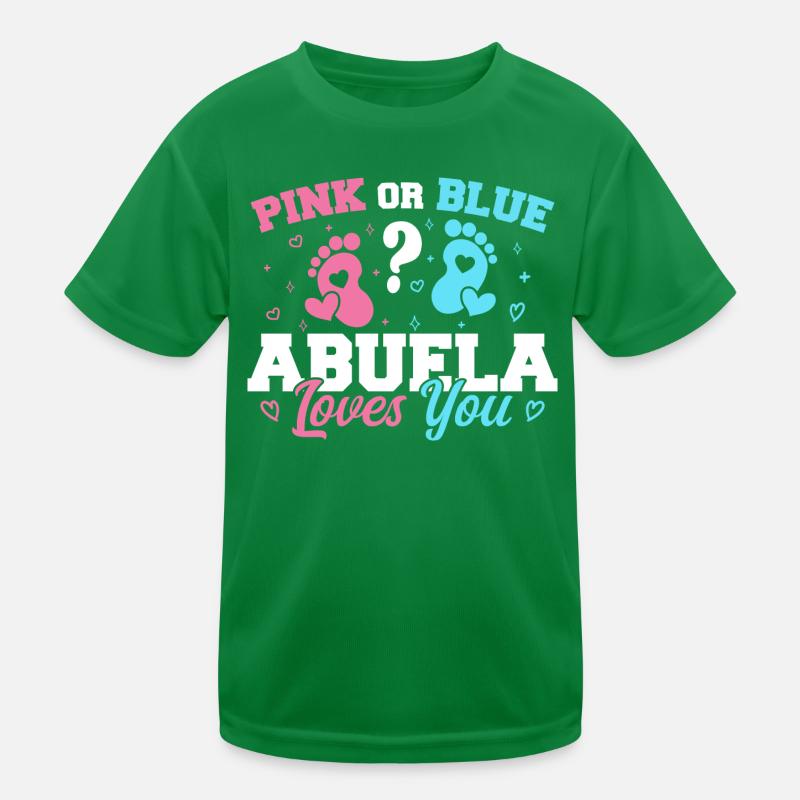 Rosa oder Blau Abuela liebt dich - Abuela Oma Kinder Funktions-T-Shirt
