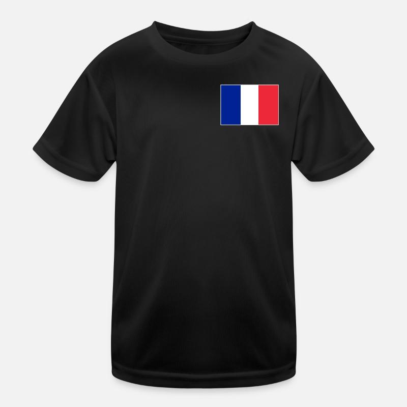 Frankreich Flagge Kinder Funktions-T-Shirt